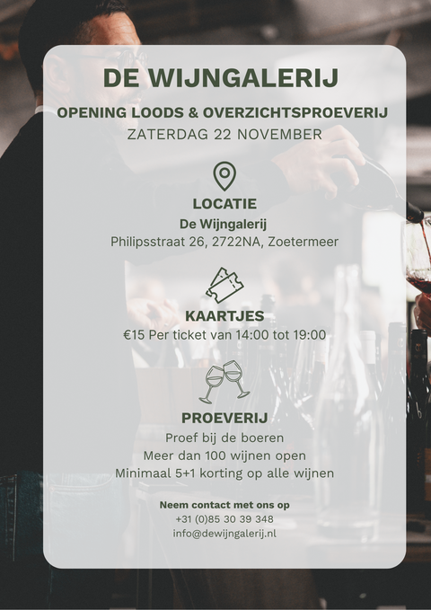 Ticket Wijnproeverij - 22 November